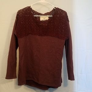 O'Neill Crochet Sweatshirt